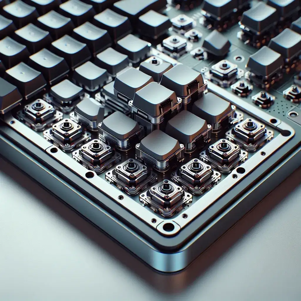 Asus mostra teclado mecânico modular com switches magnéticos